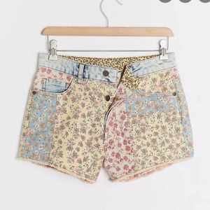 Farm Rio x Anthropologie Denim Shorts